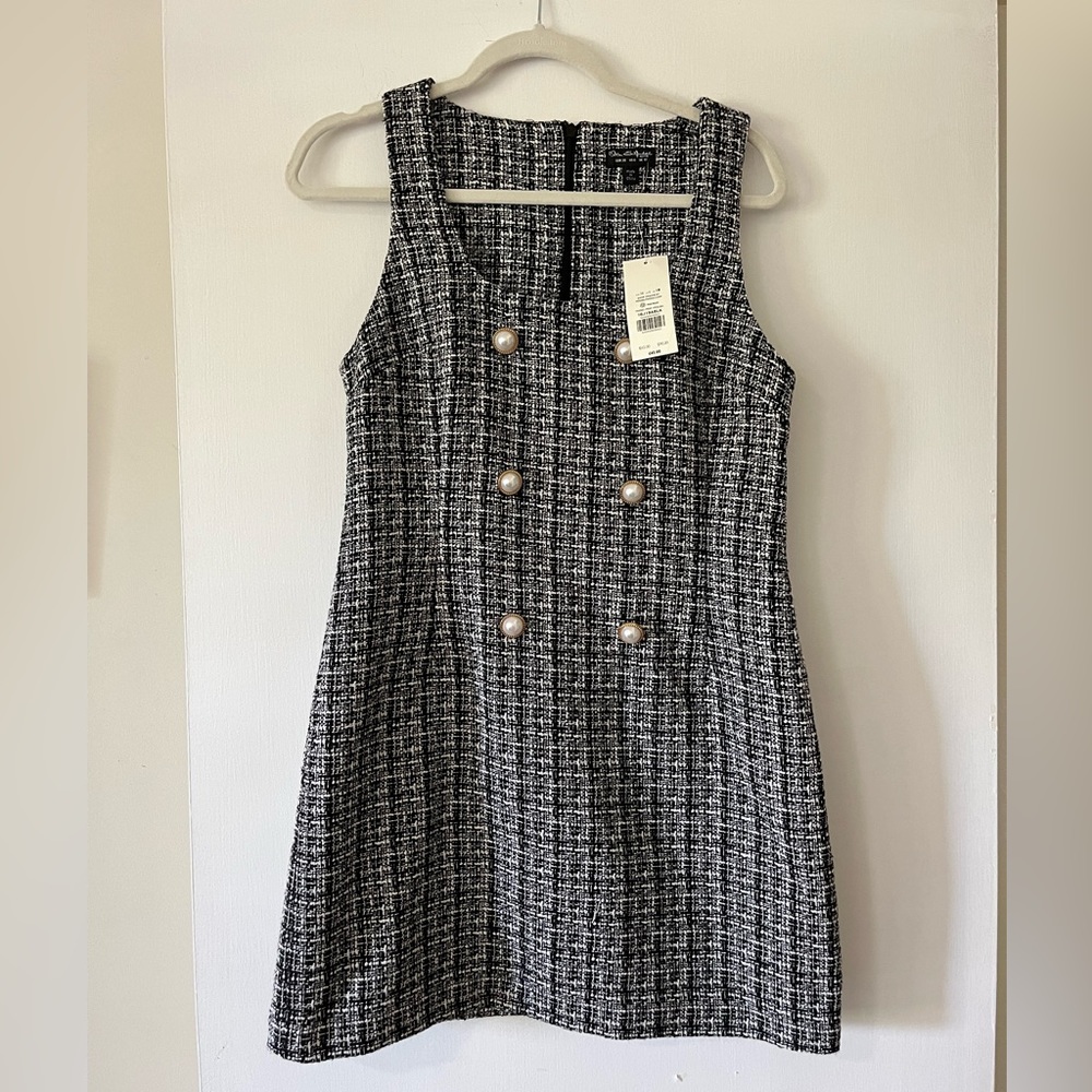 Miss Selfridge tweed shift dress